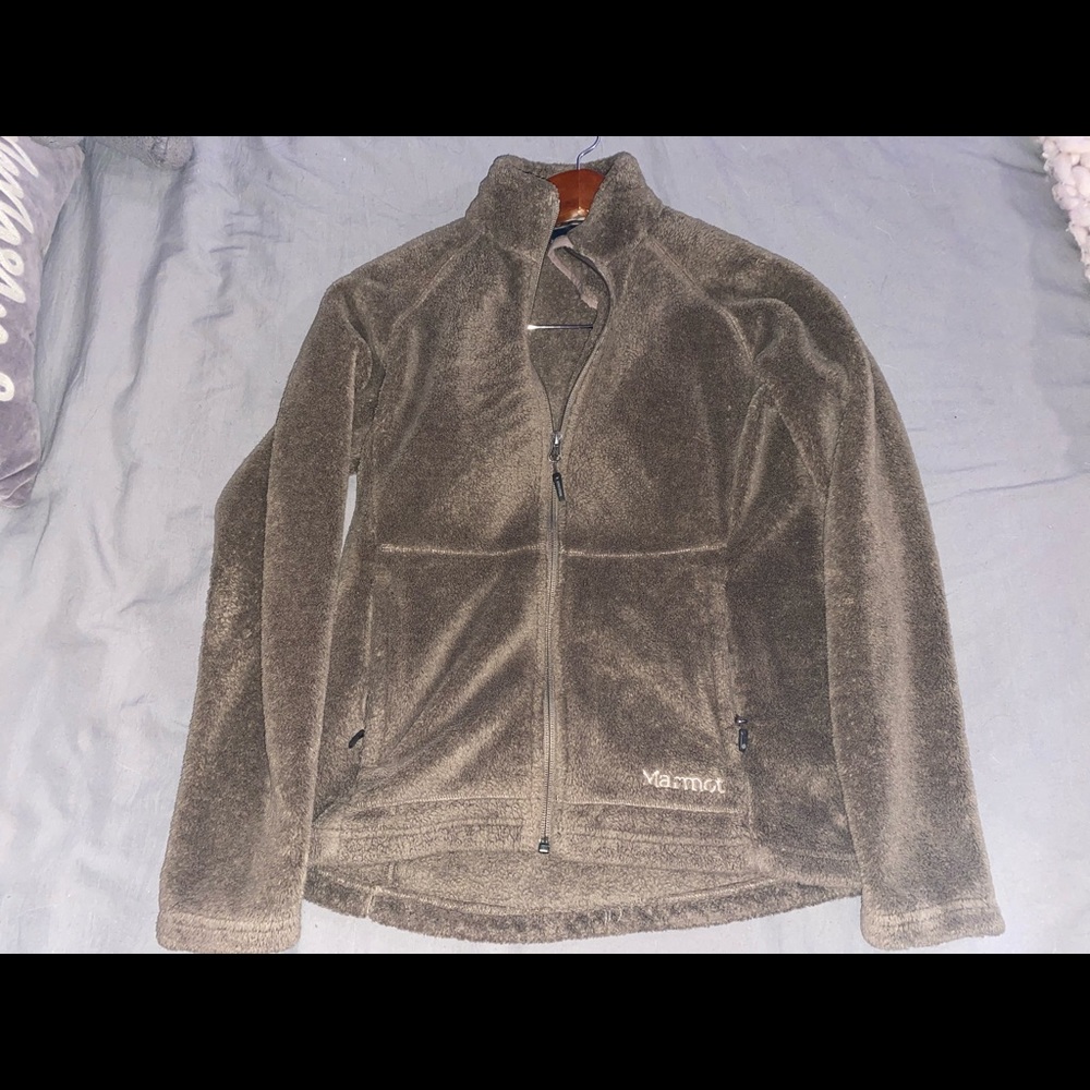 fuzzy Marmot zip-up